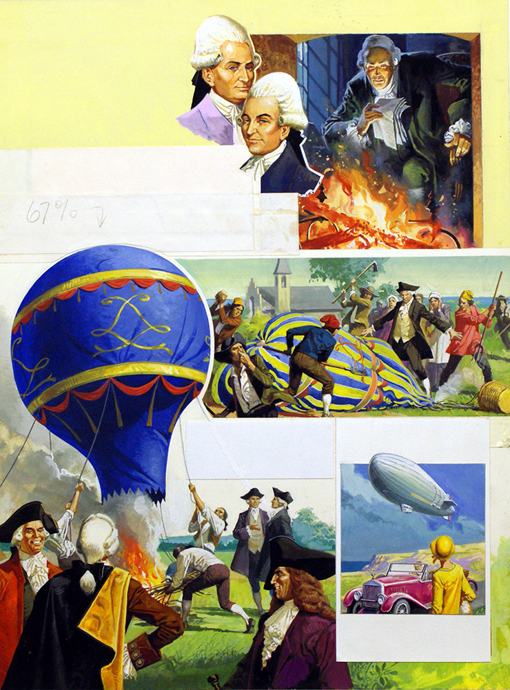 The Balloon Brothers (Original) art by Severino Baraldi Art at The Illustration Art Gallery