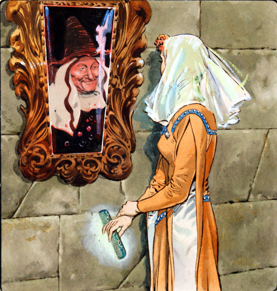 Snow White: Mirror Mirror (Original) art by Snow White (Blasco) Art at The Illustration Art Gallery
