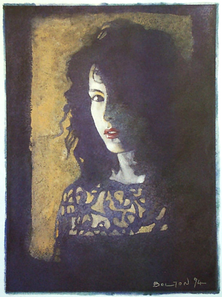 Blue (Limited Edition Print) (Signed) art by John Bolton Art at The Illustration Art Gallery