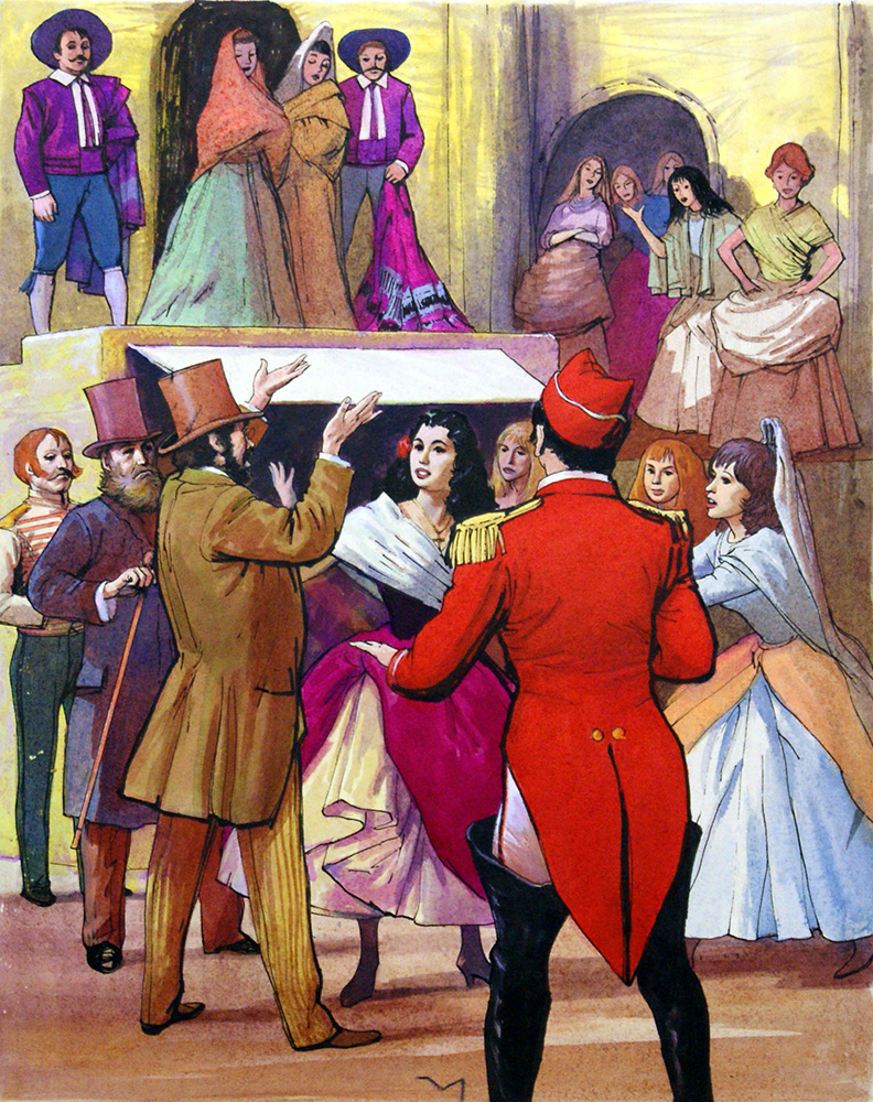 Bizet's Carmen (Original) art by Music (Ralph Bruce) at The Illustration Art Gallery