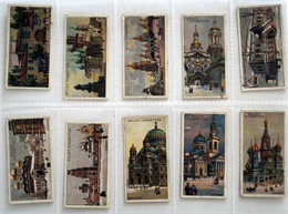 Set of 49 Cigarette Cards: Gems of Russian Architecture (1916)  (49 of a Set of 50; missing card 37)