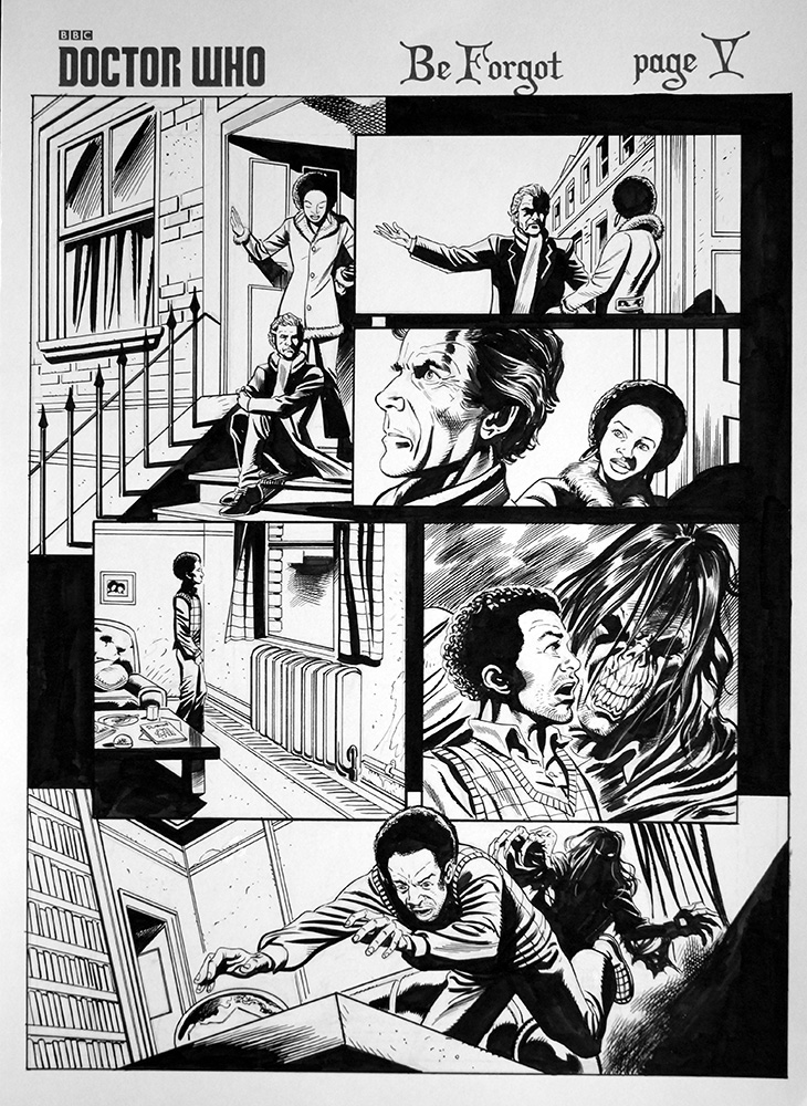 Doctor Who: Be Forgot, page 5 (Original) art by Mike Collins at The Illustration Art Gallery