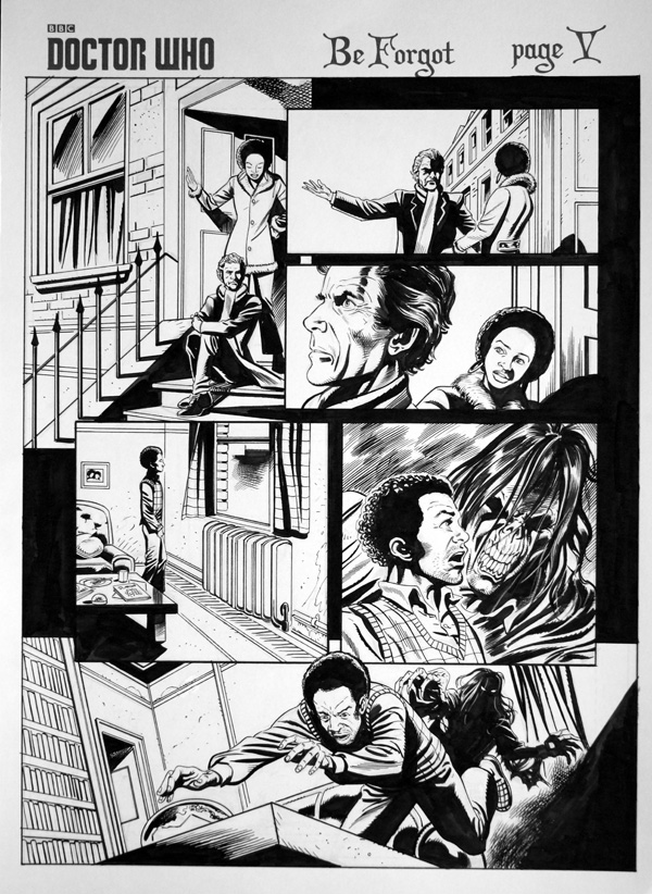 Doctor Who: Be Forgot, page 5 (Original) by Mike Collins at The Illustration Art Gallery