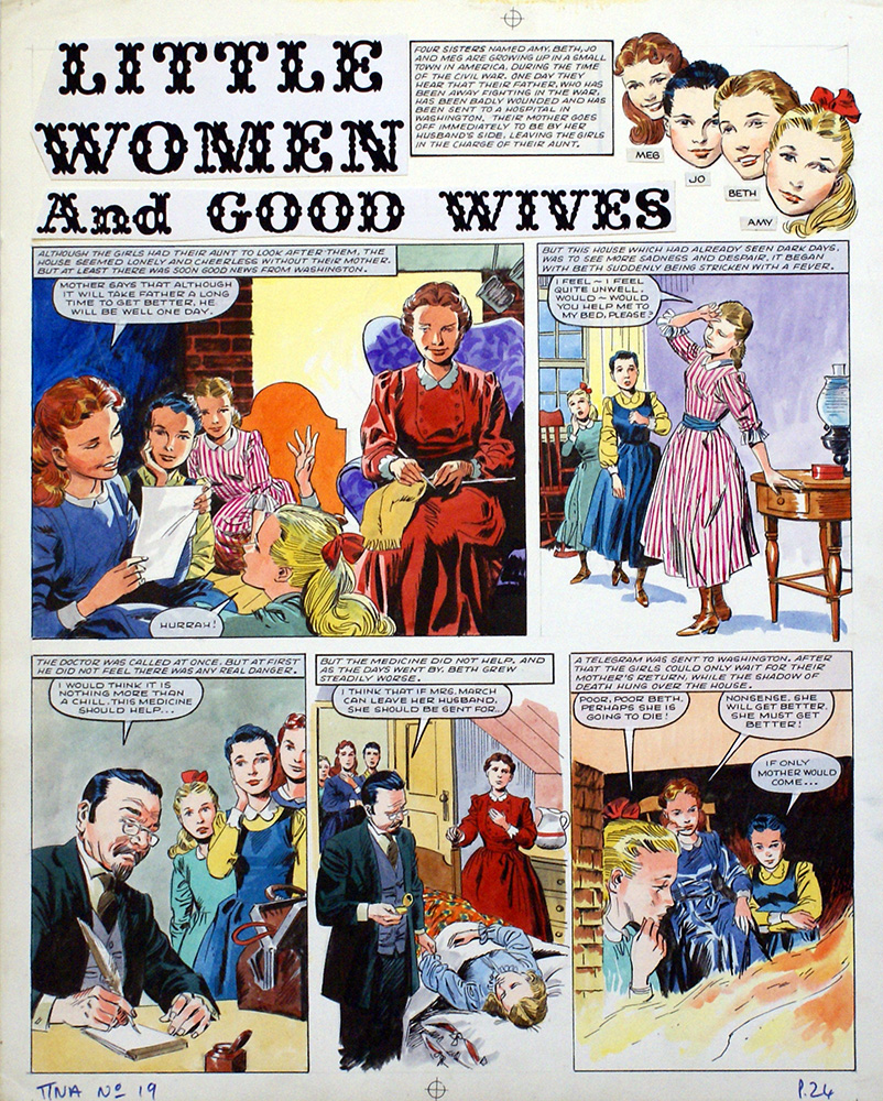 Little Women and Good Wives 12 (Original) art by Gino D'Antonio at The Illustration Art Gallery