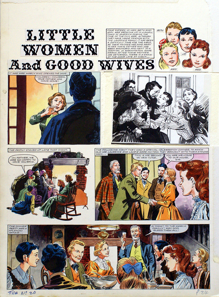 Little Women and Good Wives 14 (Original) art by Gino D'Antonio at The Illustration Art Gallery