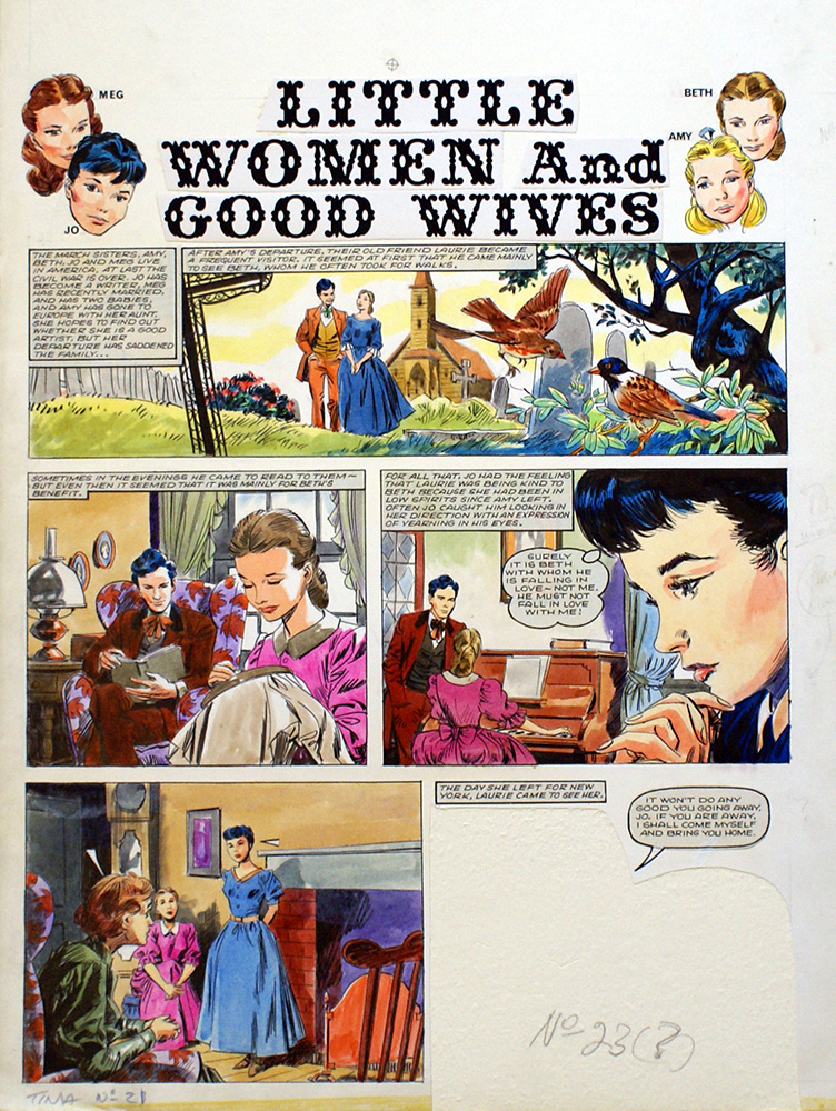 Little Women and Good Wives 16 (Original) art by Gino D'Antonio at The Illustration Art Gallery