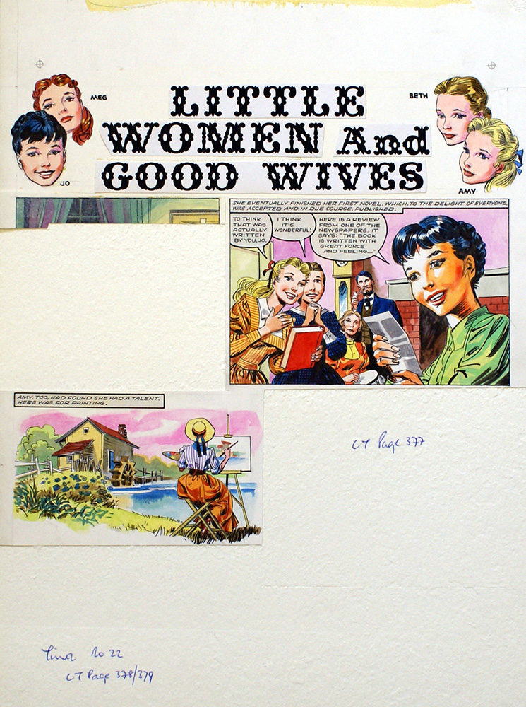 Little Women and Good Wives 18 (Original) art by Gino D'Antonio at The Illustration Art Gallery