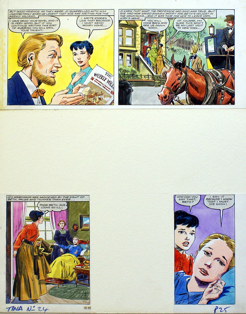 Little Women and Good Wives 22 (Original) art by Gino D'Antonio at The Illustration Art Gallery