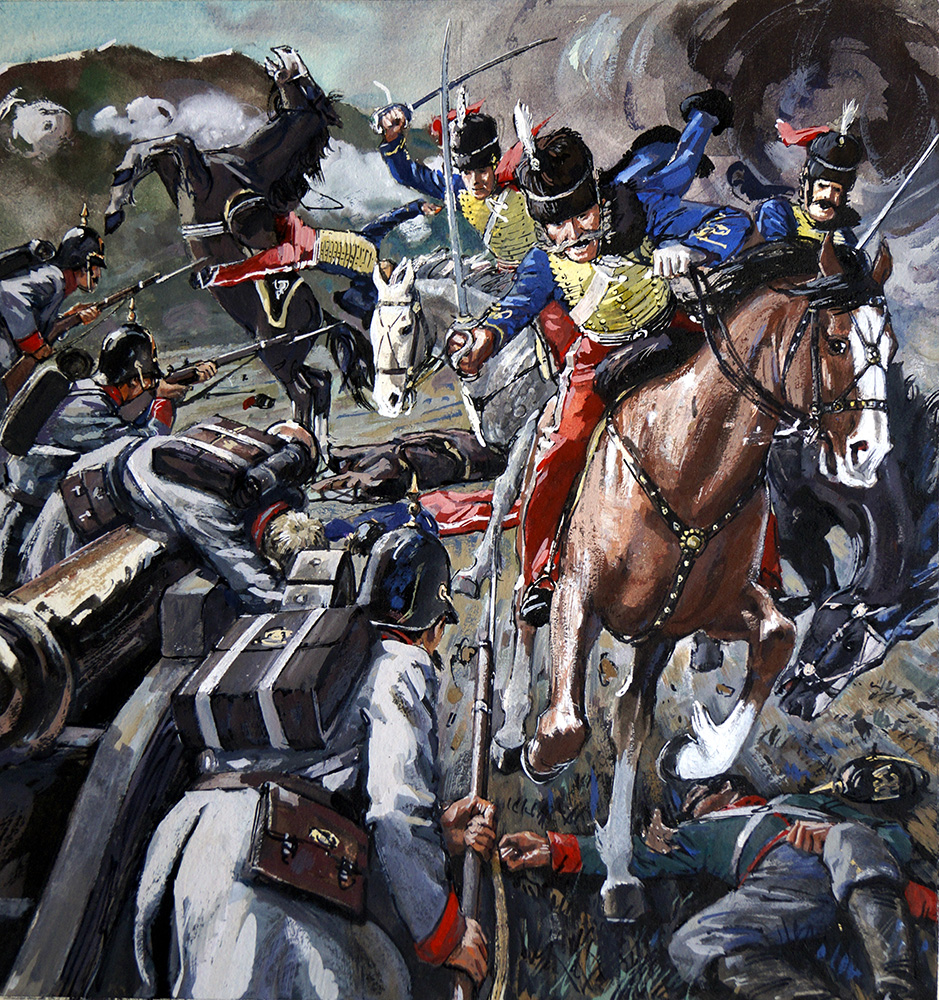 Charge of the Light Brigade (Original) art by Leo Davy at The Illustration Art Gallery