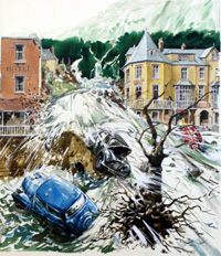 Lynmouth, Devon Floods 1952 (Original)
