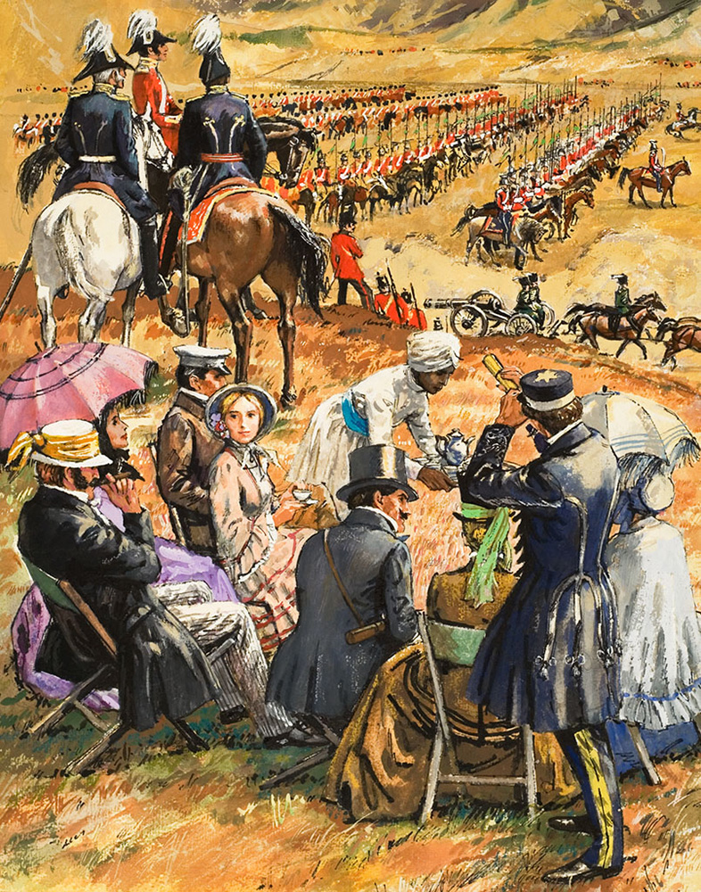 Crimean War The Spectators (Original) art by Leo Davy at The Illustration Art Gallery