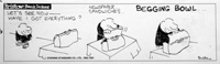 Bristow daily strip: Begging Bowl (Original) (Signed)