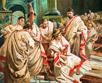 The Death Of Julius Caesar (Original) (Signed)