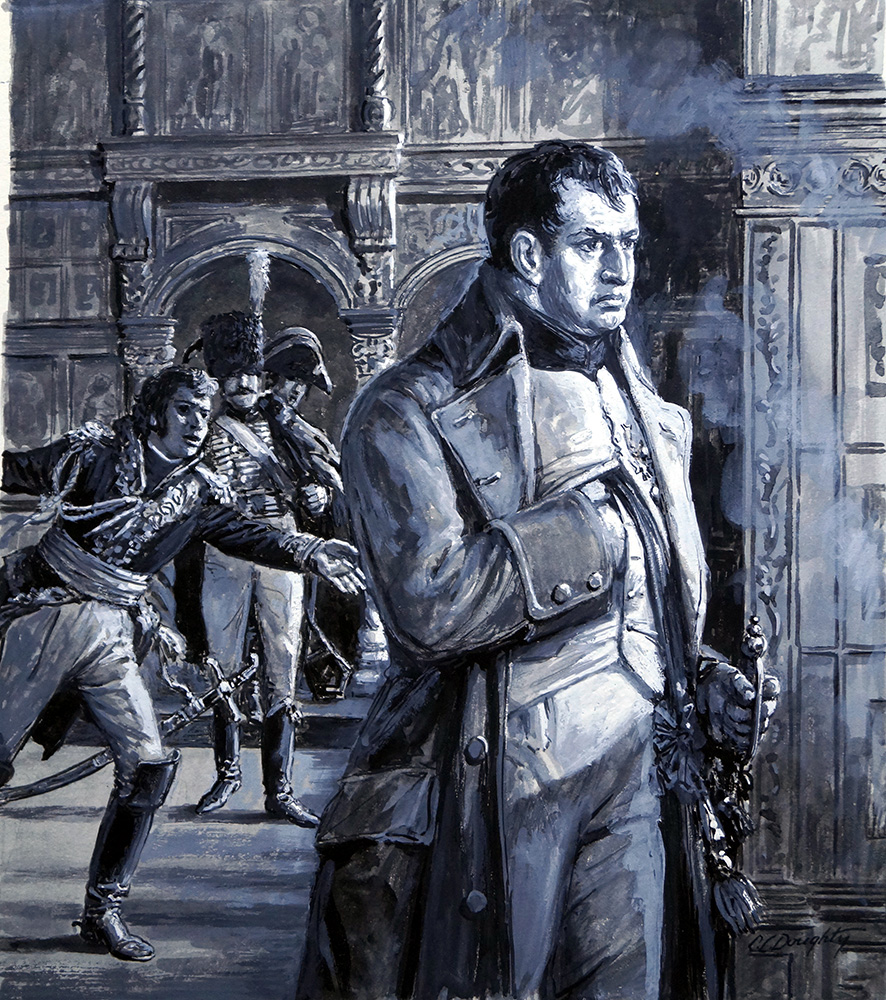 Napoleon in Moscow (Original) (Signed) art by Cecil Doughty Art at The Illustration Art Gallery