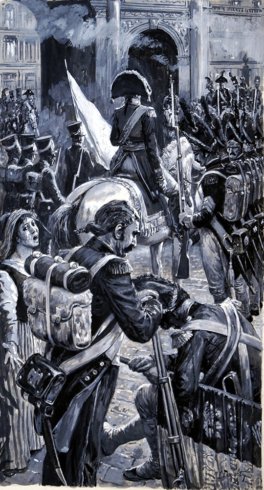 Napoleon Surrenders (Original) (Signed) art by Cecil Doughty Art at The Illustration Art Gallery