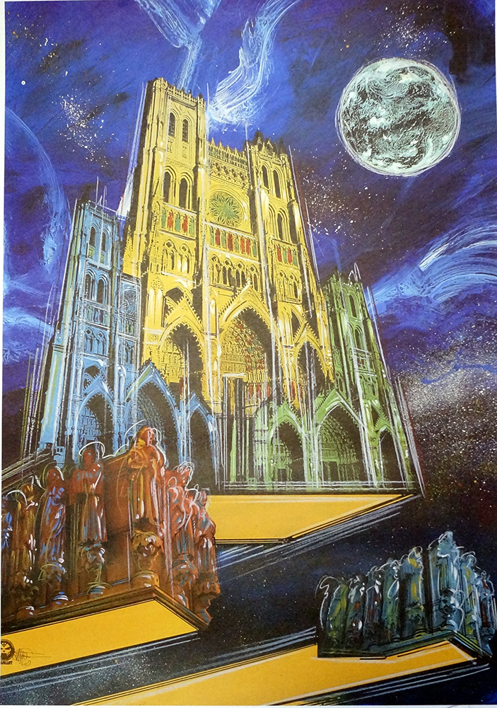 Notre Dame (Limited Edition Print) (Signed) art by Philippe Druillet at The Illustration Art Gallery