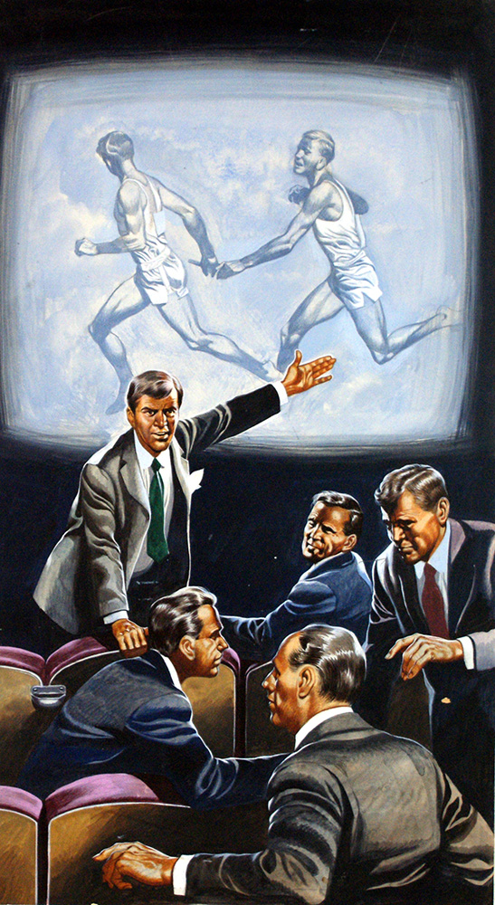 The Magic of the Olympics: The Relay (Original) art by The Olympics (Ron Embleton) at The Illustration Art Gallery