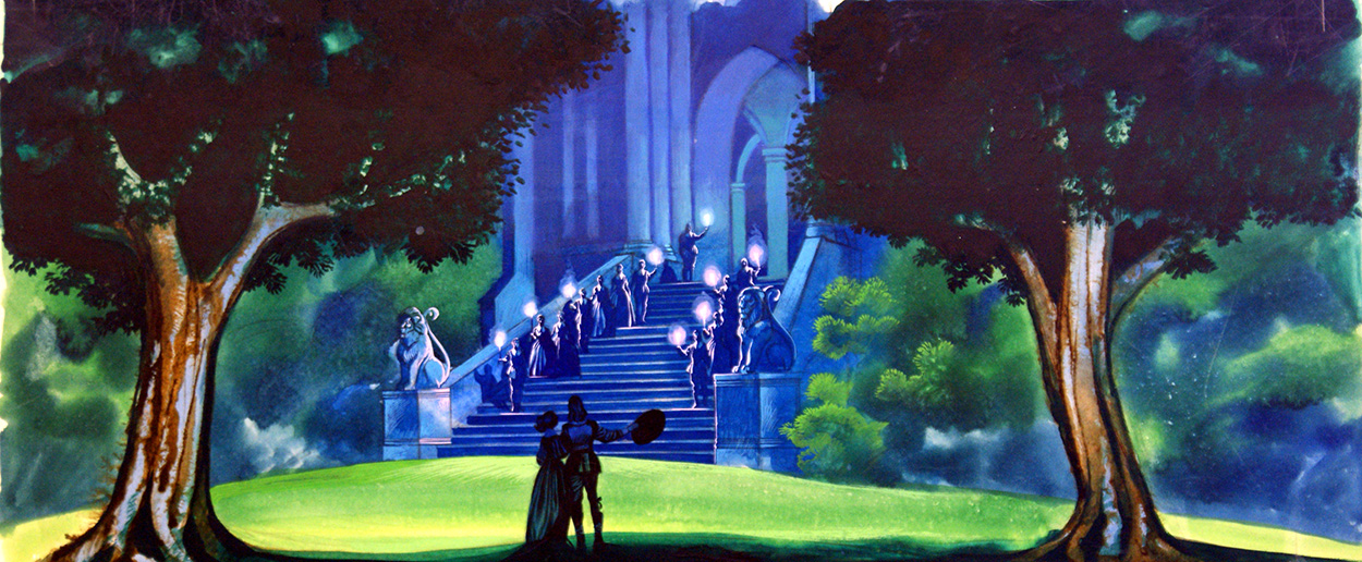 Beauty and the Beast - Arrival (Original) art by Beauty and the Beast (Ron Embleton) at The Illustration Art Gallery