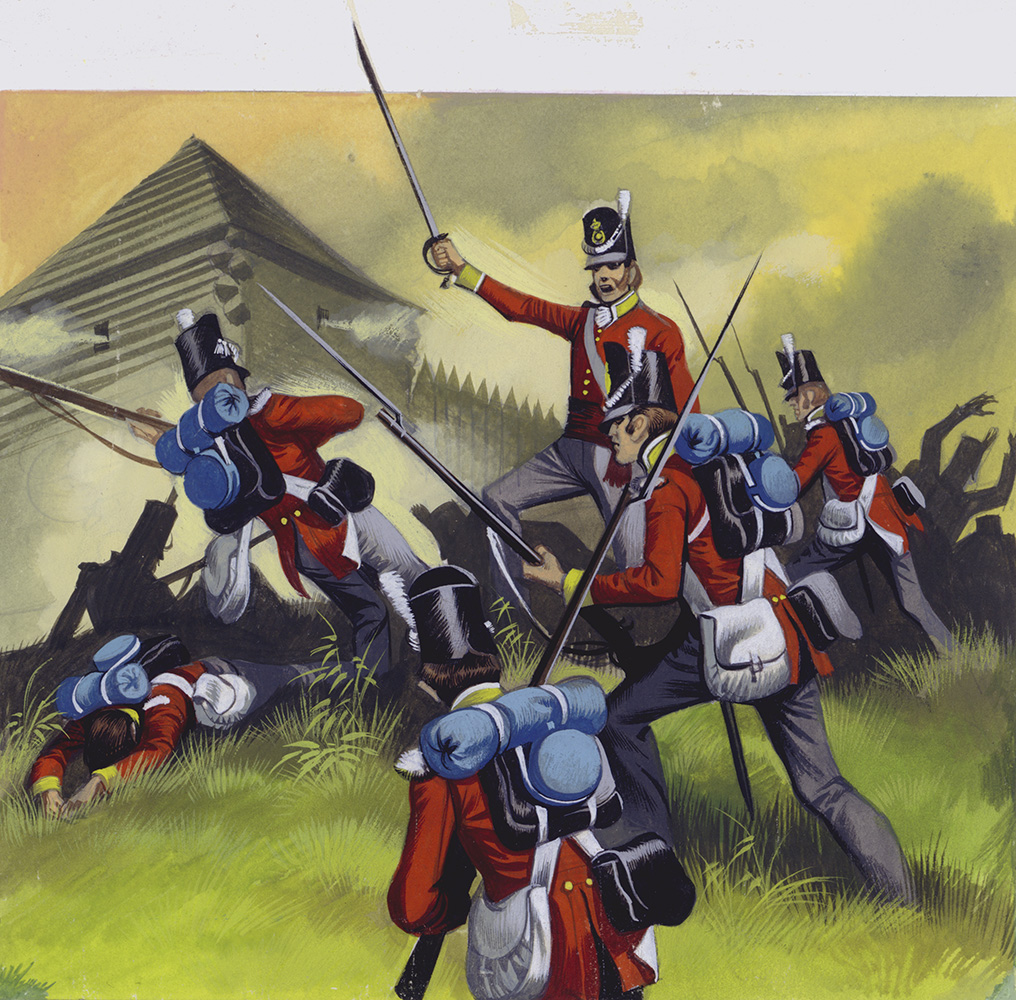 Red Coats Unsuccessful Siege Fort (Original) art by The War of 1812 (Ron Embleton) at The Illustration Art Gallery