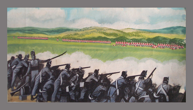 The Battle for New Orleans (Original) by American War of Independence (Ron Embleton) at The Illustration Art Gallery