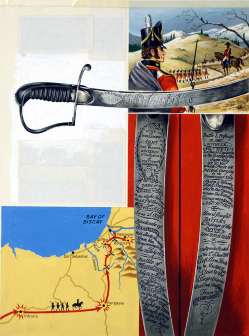 Swords That Tell a Story: Double-Edged Diary (Original) by Dan Escott at The Illustration Art Gallery