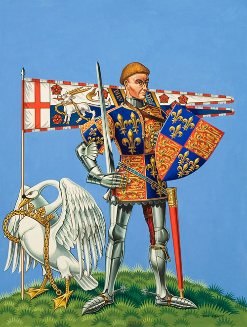 King Harry for England! (Original) by Dan Escott at The Illustration Art Gallery