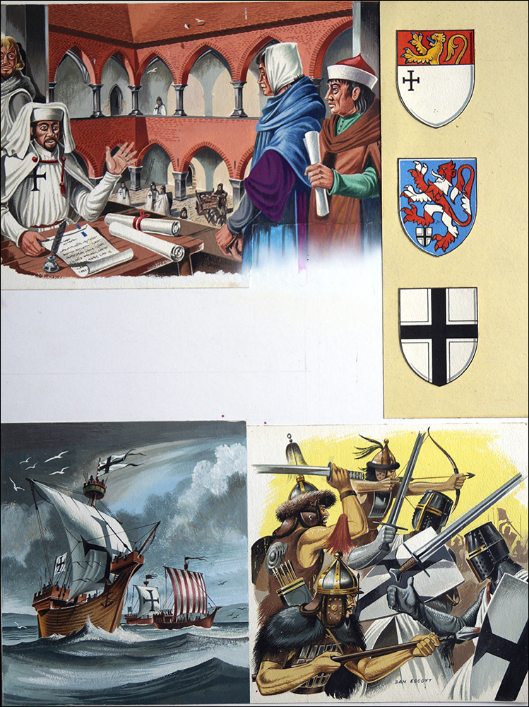 Tales of the Teutonic Knights: The Marshall (Original) (Signed) art by Dan Escott at The Illustration Art Gallery