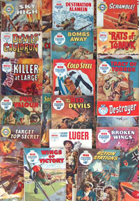 Some of the War Library covers from the book Some of the War Library covers from the book