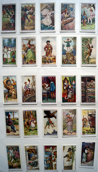 Complete Set of 25 'Fairy Tale' Cadbury's Chocolate Trading Cards (1924)
