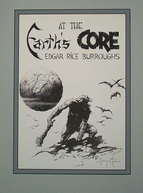 Edgar Rice Burroughs 8 Earth's Core (Limited Edition Print) by Frank Frazetta at The Illustration Art Gallery