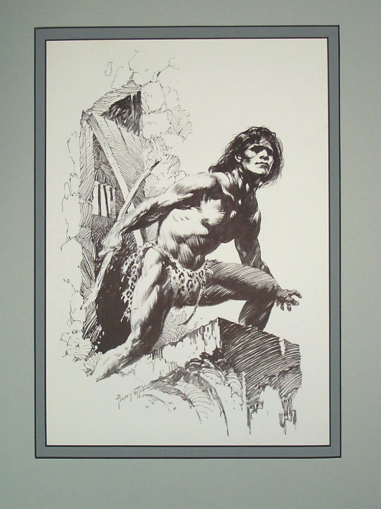 Edgar Rice Burroughs 10 Sun Bronzed Flesh (Limited Edition Print) art by Frank Frazetta Art at The Illustration Art Gallery