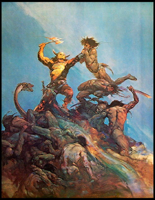 The Indomitable (Print) by Frank Frazetta at The Illustration Art Gallery