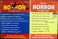 Magazine Of Horror & The Strange Stories (2 issues Incl. #1) at The Book Palace