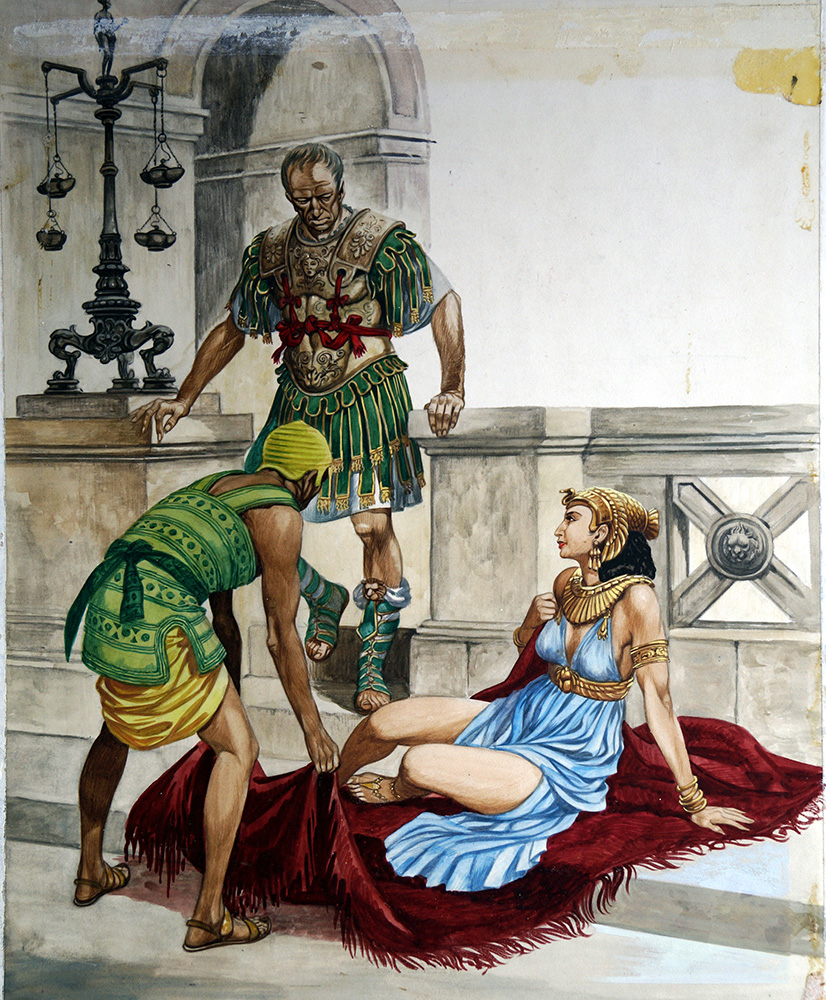 Caesar And Cleopatra (Original) art by Peter Jackson Art at The Illustration Art Gallery