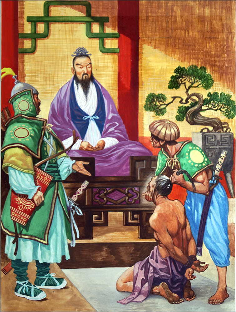 Confucius (Original) art by Peter Jackson Art at The Illustration Art Gallery