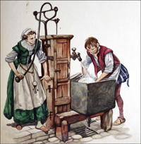A Tudor Kitchen Water Pump (Original)