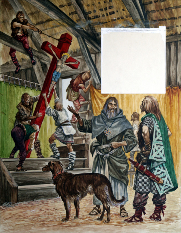 Saint Patrick (Original) by Peter Jackson Art at The Illustration Art Gallery