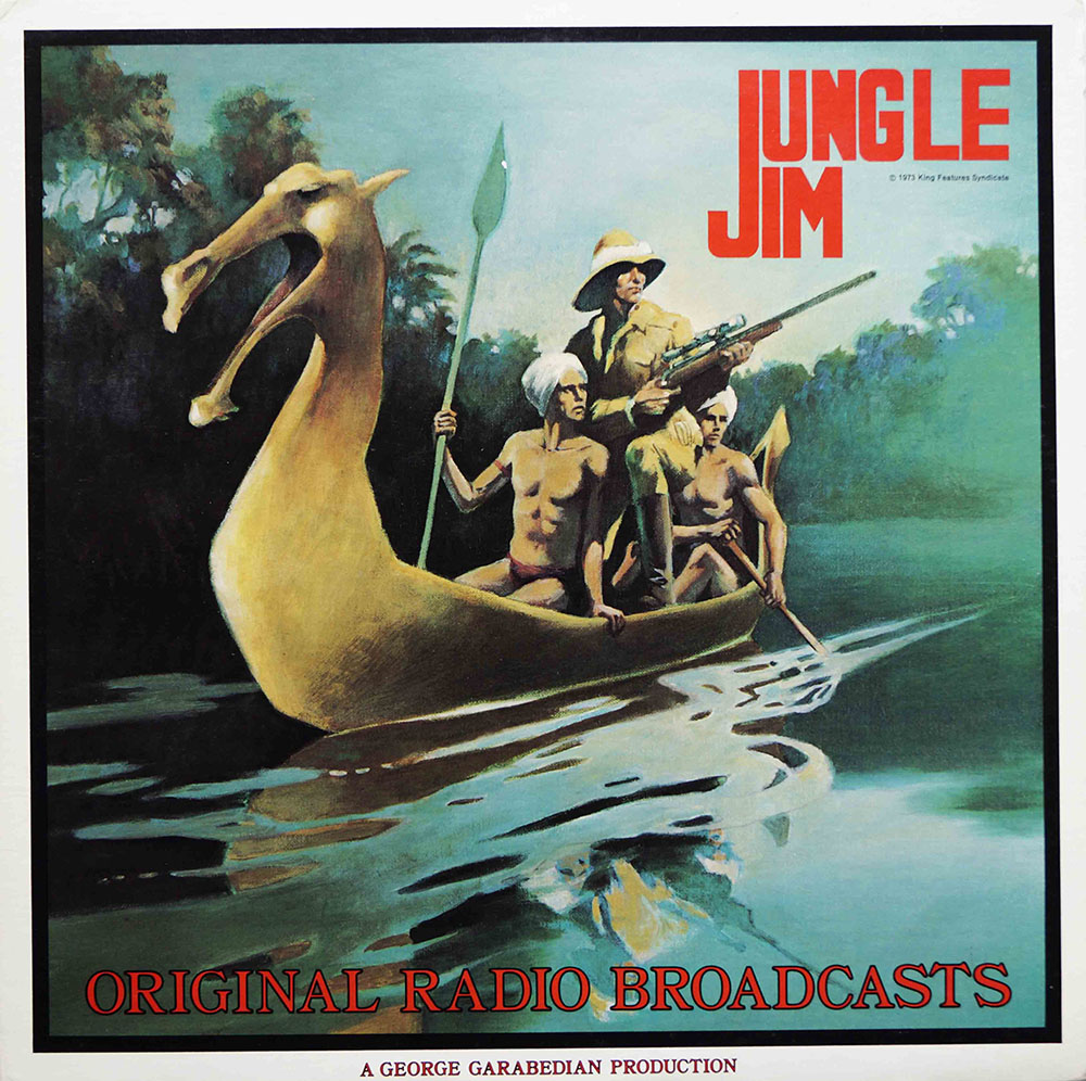 Jungle Jim - Original Radio Broadcasts (vinyl record) art by Comics & Magazines at The Illustration Art Gallery