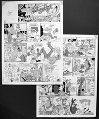 Galaxy High - Exams (TWO pages) (Originals) (Signed)