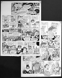 Galaxy High - Joining A Fraternity (TWO pages) (Originals) (Signed)