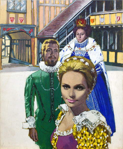 Elizabeth I (Original) by William Francis Marshall Art at The Illustration Art Gallery