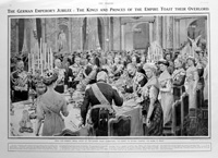The German Emperor's Jubilee (original page from The Sphere 1913) (Print)