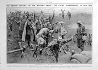 Surrender (original page from The Sphere 1916) (Print)