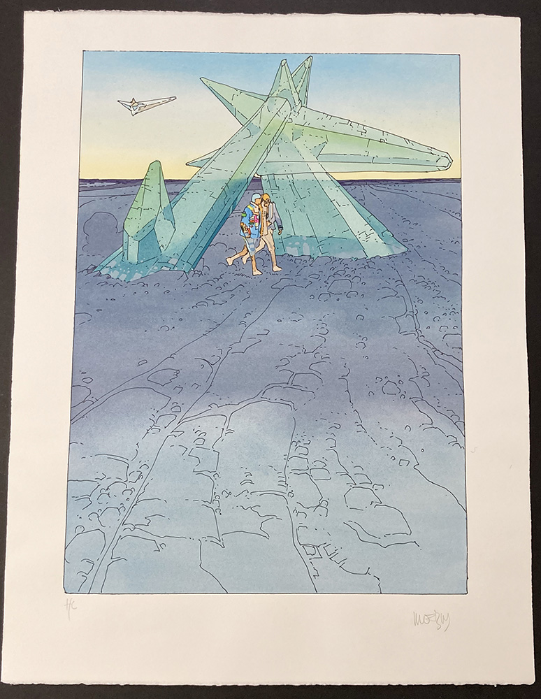 The Crystal Gate (Limited Edition Print) (Signed) art by Moebius (Jean Giraud) Art at The Illustration Art Gallery