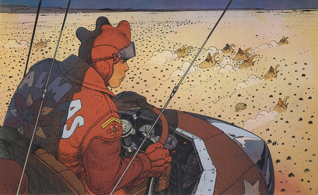 The Aviator (Studio Proof) (Limited Edition Print) art by Moebius (Jean Giraud) Art at The Illustration Art Gallery