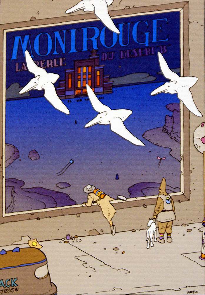 Montrouge In the Picture (Limited Edition Print) art by Moebius (Jean Giraud) Art at The Illustration Art Gallery