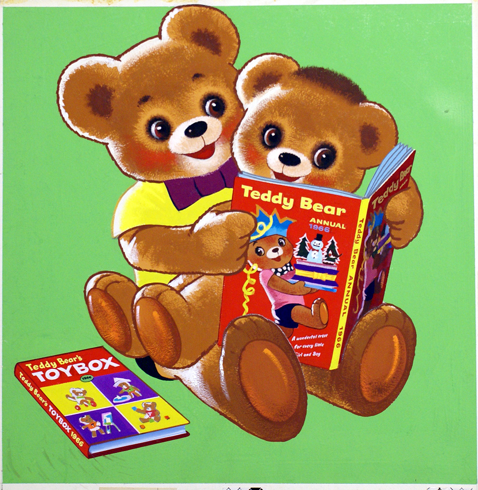 Teddy Bear: Toybox (Original) art by Teddy Bear (William Francis Phillipps) at The Illustration Art Gallery