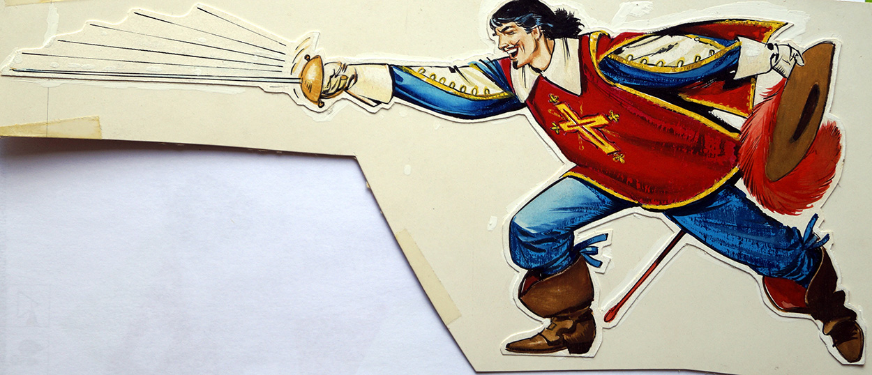 Musketeer in Action (Original) art by Nadir Quinto Art at The Illustration Art Gallery