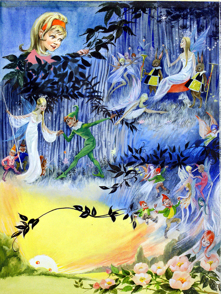 The Enchanted Fairy Dance (Original) art by Nadir Quinto at The Illustration Art Gallery