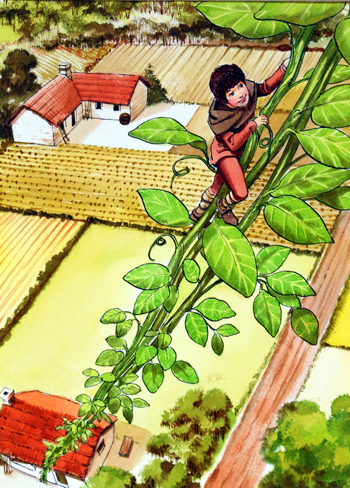 Jack and the Beanstalk: Climb (Original) art by Jack and the Beanstalk (Quinto) at The Illustration Art Gallery